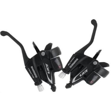 Фото Переключатели для велосипеда Shimano Acera передние шифтер+тормозная ручка, 3х8 скоростей,  2-975