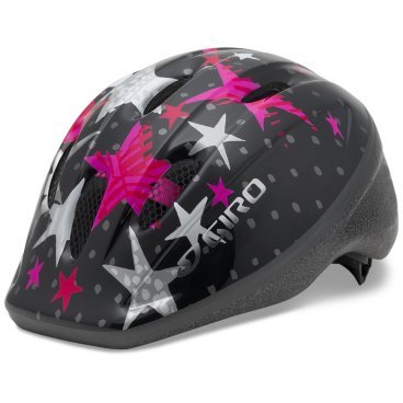 Велошлем детский Giro RODEO black/pink stars