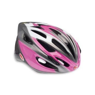 Велошлем Bell SOLAR pink white, розовый/белый, BE2007588