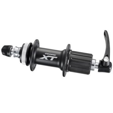 Фото Велосипедная втулка Shimano XT M785, задняя, под кассету, 36 отверстий, 8-10 скоростей, QR, EFHM785AZALP