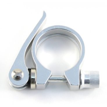 Зажим подседельного штыря Vinca Sport, диаметр - 31.80мм, серебристый, VC 12-1 silver