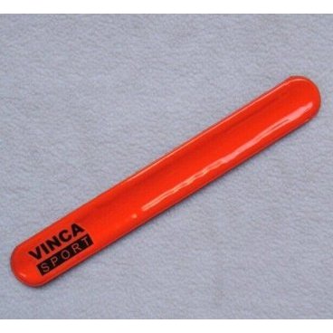 Светоотражающий браслет Vinca Sport для детей 30*220мм красный  RA102-3