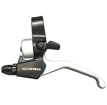 Фото Ручки тормозные TEKTRO CL525-RS левая, со звонком, под 2 пальца, алюминий, CL525-RS