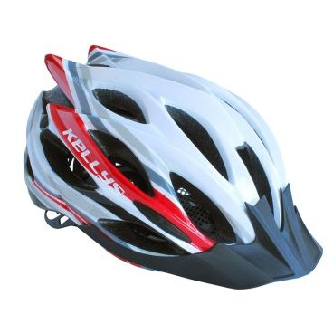 Велошлем KELLYS DYNAMIC, бело-красный, Helmet Dynamic
