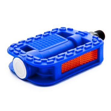 Фото Педали Vinca sport VP 604, пластиковые, платформа 105*77 мм, синие, VP 604 blue
