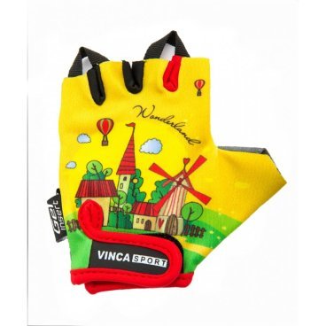 Фото Велоперчатки детские Vinca sport, желтые, VG 942 child travel