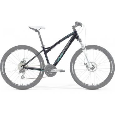 Рама велосипедная Merida Juliet 6.20-V-FRM, Size: 17", 15', Matt Anthracite (white/mint green) 83748