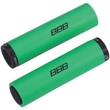 Грипсы велосипедные BBB StickyFix, 130 mm, силикон, зеленые, BHG-35