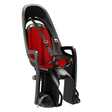 Детское велокресло HAMAX CARESS ZENITH, на багажник, серый/красный, до 22 кг, 553042