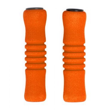 Грипсы велосипедные VINCA,  пенополиуретановые, 125 мм, оранжевые, H-G 22 orange
