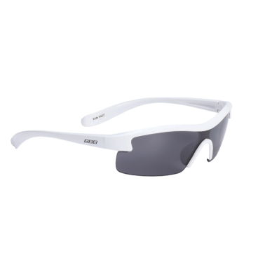 Очки велосипедные BBB, солнцезащитные, детские, BSG-54 sport glasses Kids glossy, белые, 2973255407