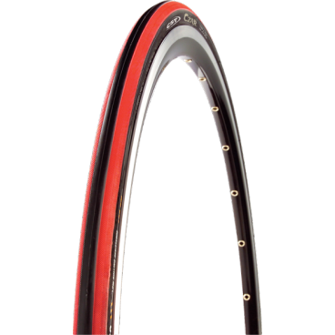 Фото Покрышка велосипедная CST, 700x23C, C1406 CZAR, черный-красный, TB86323700