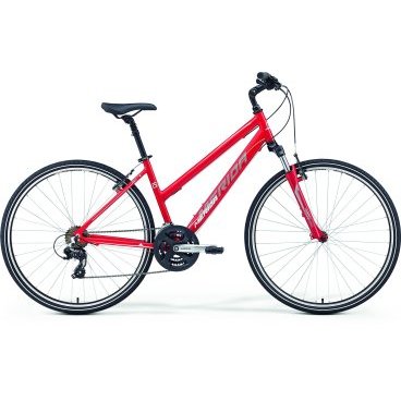 Кроссовый велосипед Merida Crossway 10-V Lady 2017 красный