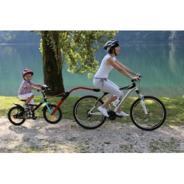 Перекладина для буксировки детского велосипеда Peruzzo TRAIL ANGEL, зеленая, 300/V