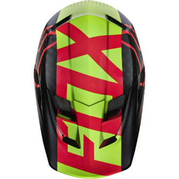 Фото Козырек к шлему Fox Rampage Pro Carbon Visor, красный, пластик, 04119-003-OS