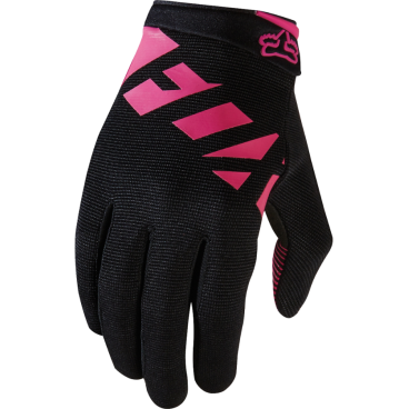 Велоперчатки женские Fox Ripley Womens Glove, черно-розовые, 2017, 18478-285-L