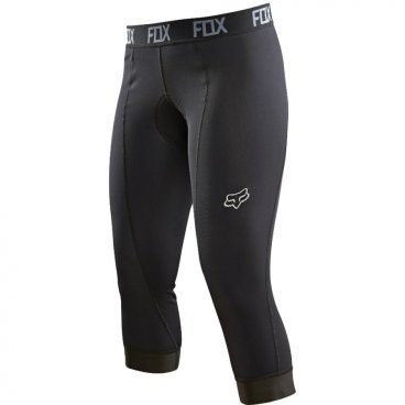 Велотрусы женские Fox Womens 3/4 Liner Pant, черный, полиэстер, 14161-001-L