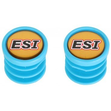 Фото Заглушки руля ESI Logo, пластик, голубой, BP1AQ