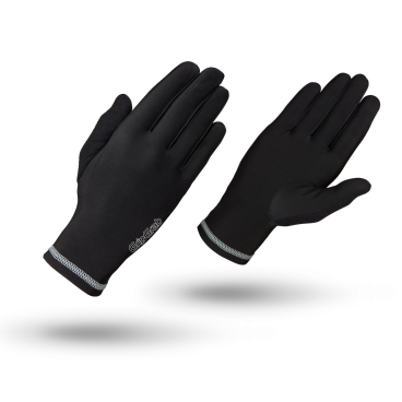 Велоперчатки GripGrab Running Basic, черные, 1026SBlack