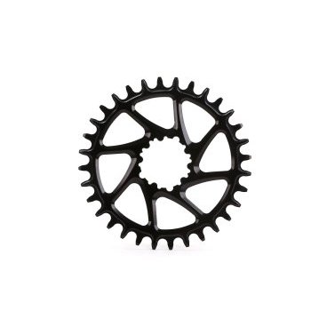 Фото Звезда передняя велосипедная Garbaruk SRAM GXP MTB 30T, алюминий, чёреый, 4820030121218
