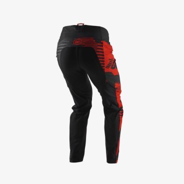 Велоштаны 100% R-Core-X DH Pants, черно-красный 2018, 43000-064-30