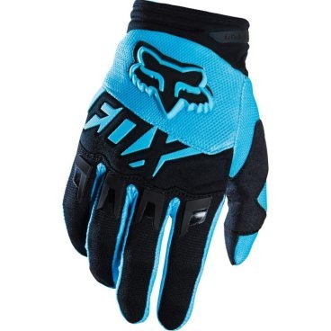 Фото Велоперчатки Fox Dirtpaw Race Glove, голубое, 2016, 14999-246-L