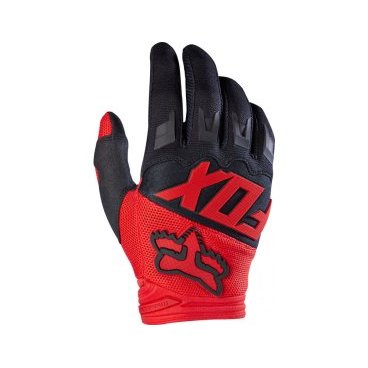 Фото Велоперчатки Fox Dirtpaw Race Glove, красные, 2017, 17291-003-L