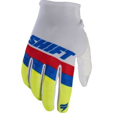 Велоперчатки Shift White Air Glove, белые, 2017, 19098-008-M