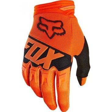 Фото Велоперчатки подростковые Fox Dirtpaw Race Youth Glove, оранжевые, 2018, 19507-009-L