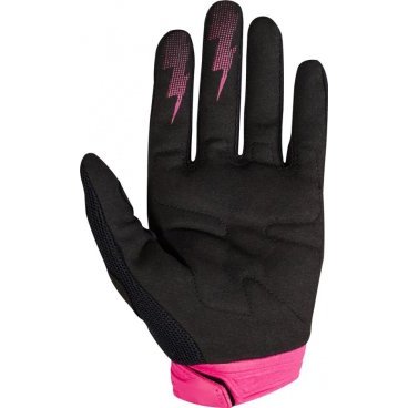 Велоперчатки подростковые Fox Dirtpaw Race Youth Glove, черно-розовые, 2018, 19507-285-M