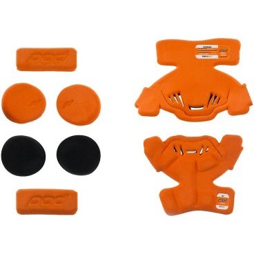 Вставки мягкие правого наколенника подросткового POD K1 YTH MX Pad Set Right, оранжевый