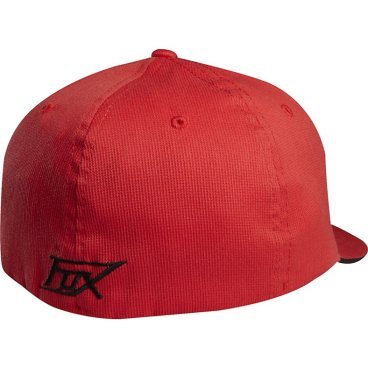 Велобейсболка Fox Signature Flexfit Hat, красный, 68073-003-S/M