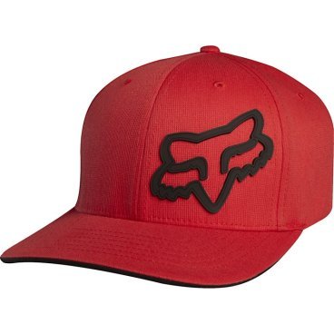Велобейсболка Fox Signature Flexfit Hat, красный, 68073-003-S/M