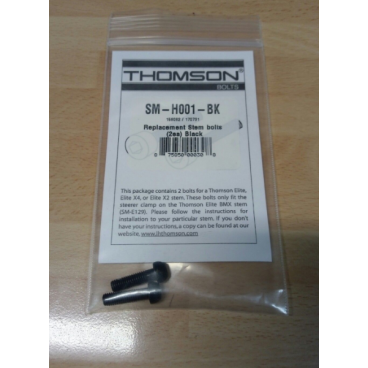 Болты для выноса Thomson Replacement Stem Bolt Kit, черный, SM-H001-BK