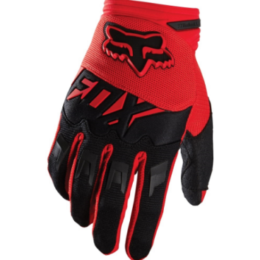 Велоперчатки Fox Dirtpaw Race Glove, красные, 2016, 14999-003-2X