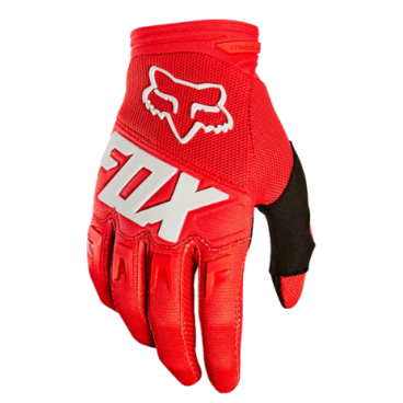 Фото Велоперчатки подростковые Fox Dirtpaw Race Youth Glove, красные, 2019, 22753-003-XS