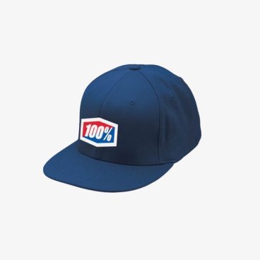 Бейсболка 100% Essential J-Fit Flexfit Hat, синий, 2018, 20040-015