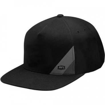 Бейсболка 100% Palace Snapback Hat, черный, 2018, 20059-001