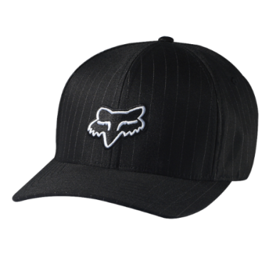 Бейсболка Fox Legacy Flexfit Hat Black Pinstripe, 58225-515-L/XL