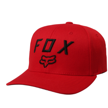 Фото Бейсболка подростковая Fox Youth Legacy Moth 110, красный, 21022-208-OS