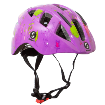 Фото Велошлем детский SwiftBikes 11, фиолетовый