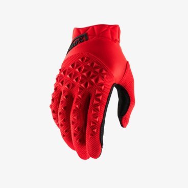 Фото Велоперчатки подростковые 100% Airmatic Youth Glove, красно-черный, 2018, 10012-013-04