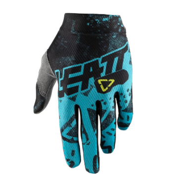 Велоперчатки Leatt GPX 1.5 GripR Glove Tech, синие, 2019, 6019033294