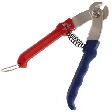 Фото Ножницы BIKEHAND YC-767 для тросика и рубашек, антискользящие ручки, цвет сине-красный, 6-140767