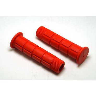 Грипсы велосипедные MTB 125mm, резина, красные, HL-GB72 red