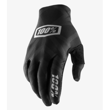 Велоперчатки 100% Celium 2 Glove Black/Silver, 10009-057-12