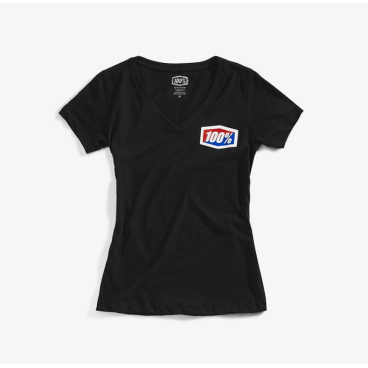 Фото Велофутболка женская 100% Official Women Tee-Shirt Black, 28017-001-11