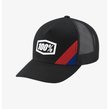 Фото Бейсболка 100% Cornerstone X-Fit Adjustable Hat Black, универсальный размер, 20070-001-01