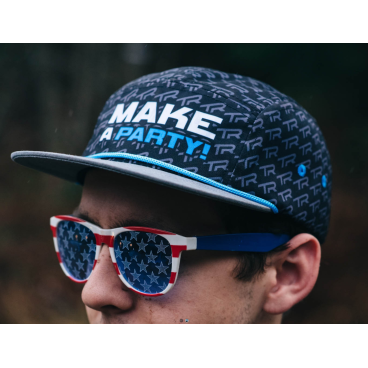 Велокепка TBC 5 Panel Camp Hat: Make a Party, Adjustable, Black, 2018, 01.18.99.9013