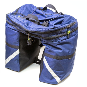 Фото Сумка-штаны TRIX, на багажник, 30-50 л, синий, вр031.050.6.1